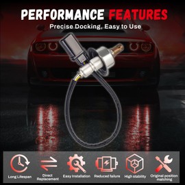 234-5714 Upstream 5-Wire Wideband O2 Oxygen Sensor Compatible with Hyundai Santa Fe Sonata 2015-2016/Kia Sorento 2015-2016/Hyundai Santa Fe 2016/Kia Optima 2016/Kia Sportage 2017 Replace 39210-2G240