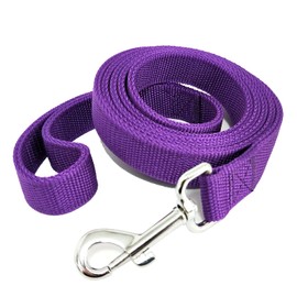 Nylon Dog Leash with 2-Layer, 4 FT/ 6 FT/ 7FT Long, 1 Inch Wide for Medium Large Dogs