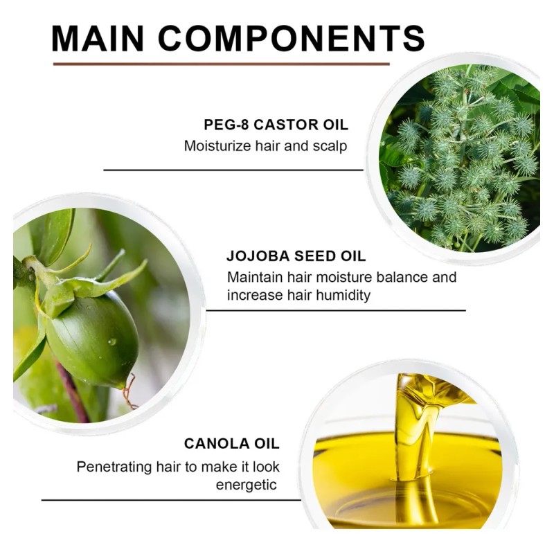 Generic - Cuidado Capilar Hidratante Con Aceite De Ricino Prensado