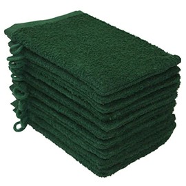 NatureMark NM-HT0829 Terry wash cloths, pack of 10, size 15 x 21 cm, 100% cotton.