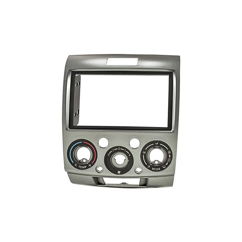 tomzz Audio 2433-016 Double DIN Radio Faceplate Compatible with Mazda