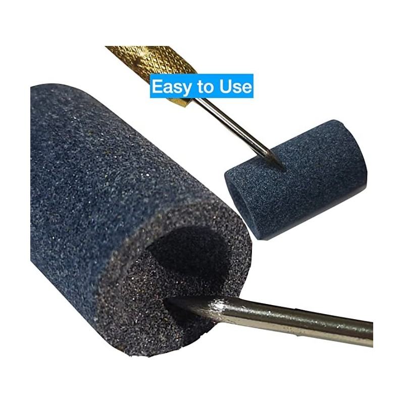 LALOCAPEYO 6PCS Dart Tip Sharpening Grinder Sand Stone Darts Burrs