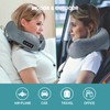 EEZEE Neck Pillow Massager with Heat U-Shaped Memory Foam Pillow