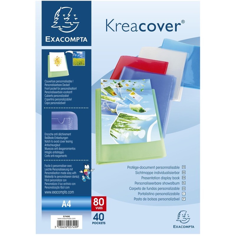 Exacompta - Ref. 5749E - 1 Kreacover Chromaline document cover
