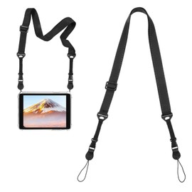Lnngub Binocular Strap Tablet Straps for Carrying Adjustable Universal Shoulder Strap for Pad Tablet Case Crossbody Laptop Luggage Bag,Black