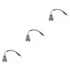 jojofuny 3pcs Headset Adapter Splitter for Headphone and Microphone Position