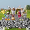 POPOYU 16Pcs Zebra Print Cups,Animal Print Paper Cups,Kids Jungle Animal