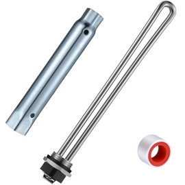 Saillong 3 Pcs RV Water Heater Elements Include 1 Electric Water Heater Element 1 Dual Hex Wrench and 1 Tape Replacement Kit Compatible with Suburban RV Water Heater