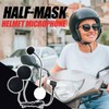 Helmet Microphone and Speaker - Motorbike Helmet Microphone | Noise-Cancelling