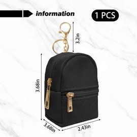 1-Piece Backpack Styling Key Bag, Funny Key Pouch, Creative Key Bag, Cute Mini Key Bag, Lipstick Storage Bag