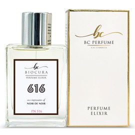 BIOCURA BC Perfume 616 Inspired by Noir De Noir For Women & Men Replica Fragrance Dupes Eau de Parfum Spray Bottle 1.7 Fl Oz/50ml