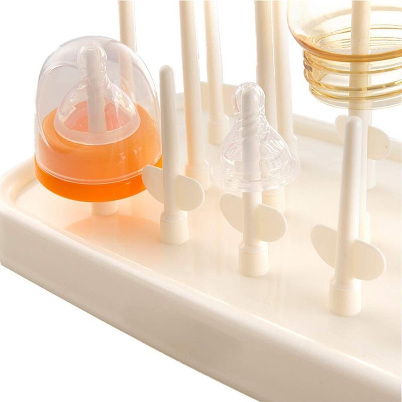 Aelfox Polypropylene Bottle Rack, Bottle Drainer, Dryer, Bottle Holder, Drainer