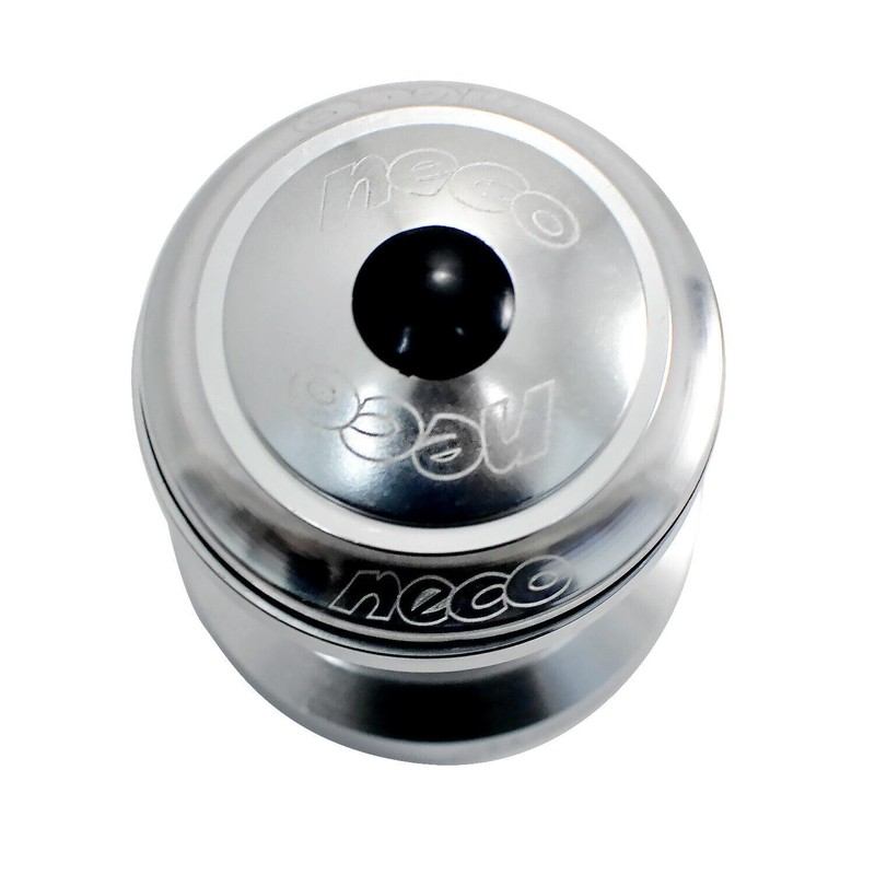 NECO 1" CNC Alloy Threadless 1 Inch Headset, Silver, NC2863