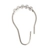 Bath Bliss 12 Pack Carabiner Shower Curtain Roller Rings |