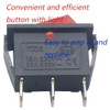 3 pin 2 Position Red Lighted Rocker Switch for Desktop