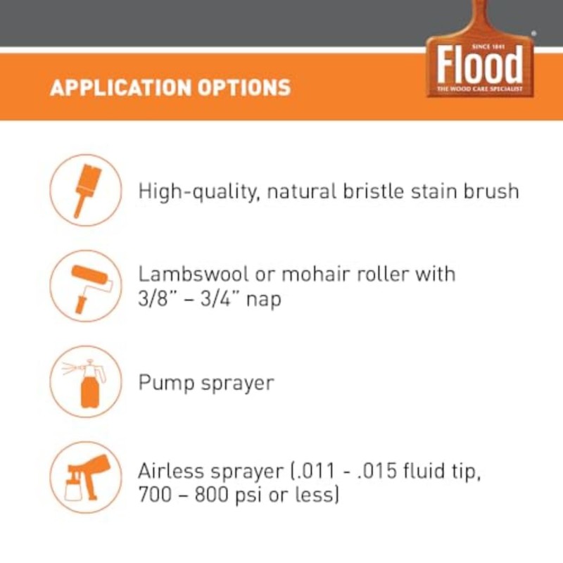 Flood 1 gal. Honey Gold Transparent CWF-UV Exterior Wood Stain