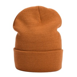 MASADA Women's and Men's Beanie Winter Hat, sandybrown