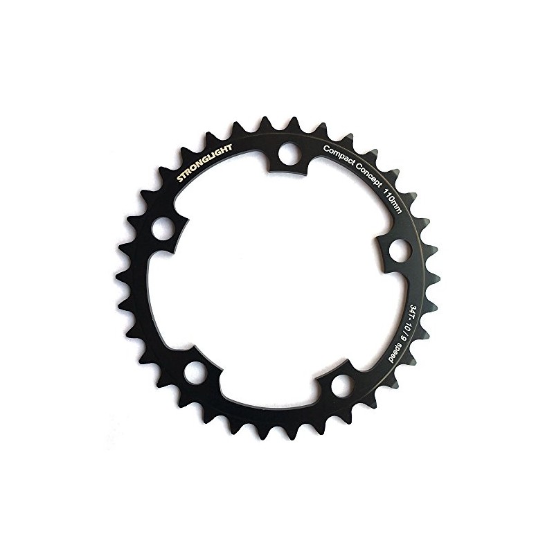 Stronglight 5-Arm/110PCD Chain Ring - Black, 46 T