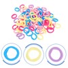 SAFIGLE 200pcs Premium Hair Ties Soft Cloth Elastic Hair Rings