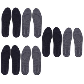 minkissy 3sets Breathable Insoles for Feet High Elasticity Arch Support Pads Thicken Sports Insole for Comfort 2pairs*3