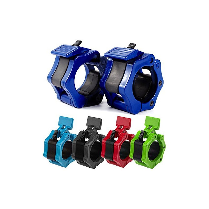 1ne(™) Olympic Jaw Barbell and Dumbbell Bar Lock Clips Collars