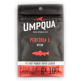 Umpqua Red Hot Power Taper Trout Leader 10' 6X