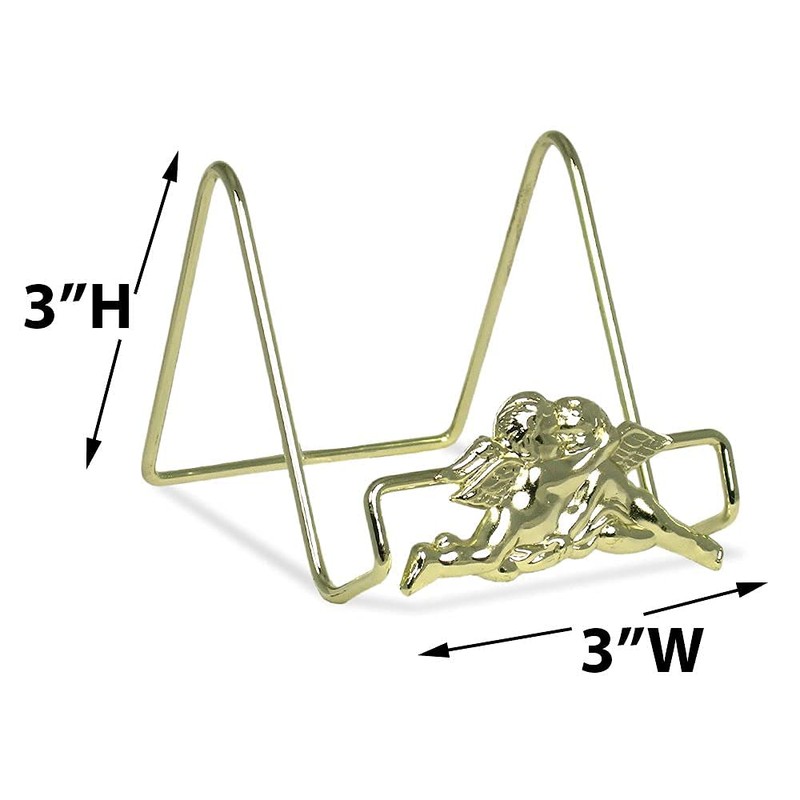 BANBERRY DESIGNS Cherub Decor - Plate Stand - Set of