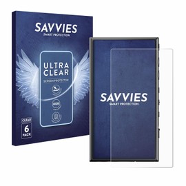 Savvies 6 Pack Screen Protector compatible with Sony Walkman NW-A306 Protection Film Clear
