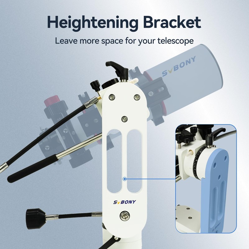 SVBONY SV225 Alt-Azimuth Mount, Adjustable Angle Alt-Azimuth Mount, Load-Bearing 10kg,