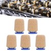 5Pcs Brass Pneumatic Exhaust Muffler Silencer Impact Resistant Efficient Noise