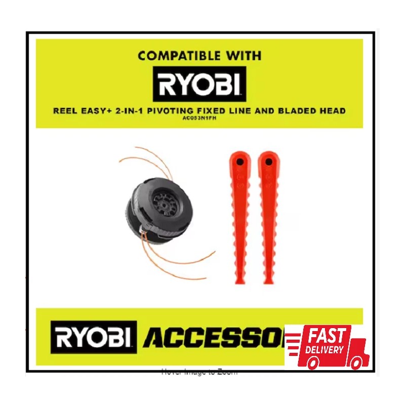 RYOBI Reel Easy + Serrated Blade Replacements (8-pack) | Ryobi