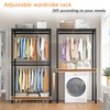 Raybee Clothes Rack 79''H Heavy Duty Clothing Rack with Wheels
