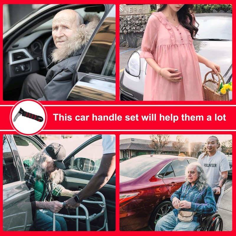 VIDSTW Car Door Handle for Elderly Exit Aid Car Handle
