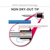 Ohto Ceramic Roller Water-Based Refills C-305P, Black Ink, Metal Body