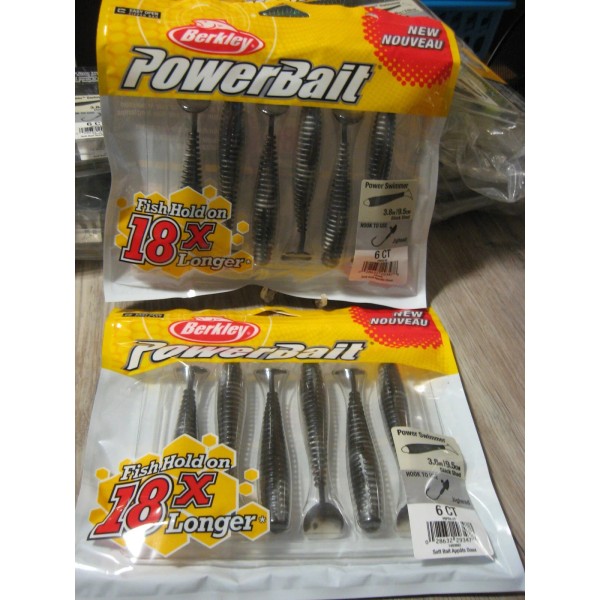 Berkley PowerBait Power Bait 2 Packs Berkley 3.8" Power Swimmer