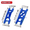 4pcs Aluminum Front Rear Lower Suspension A-Arms Upgrades Part for