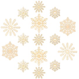 com-four® Christmas Decoration Made Of Wood, Christmas Tree Decoration, Wooden Pendant, Wooden Decoration With Different Motifs