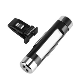 Car Clock Thermometer, Clip-On Truck Car LCD Thermometer Automotive Digital Backlight Clock Monitor Blue Backlight (Weiö)