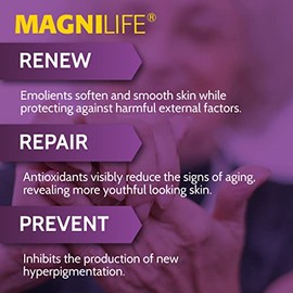 MagniLife Cuidado de manchas oscuras, 2 onzas, fórmula sin blanqueador para pigmentación, manchas hepáticas, cicatrices, decoloración y tono de piel d