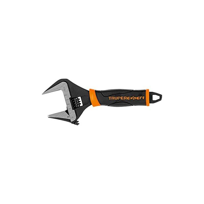 Truper Expert PET-6XA Llave ajustable (perico) 6" boca ancha Comfort