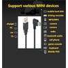 SHANFEILU 90 Degree Mini USB Cable Angle Mini 5pin USB