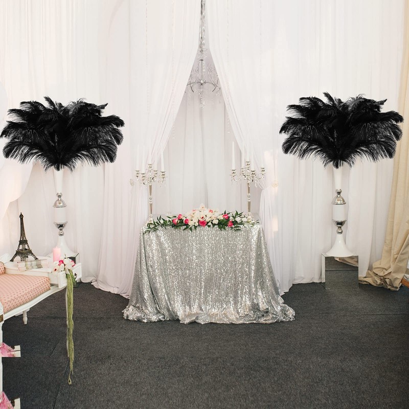 Retrowavy 30 Pcs 18-20 Inch Large Natural Ostrich Feathers Bulk