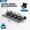 FOFARY 4 Pack Slatwall Shelves 24X12 Inch, Slatwall Accessories Heavy
