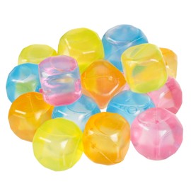 20 Colourful ice Cubes.