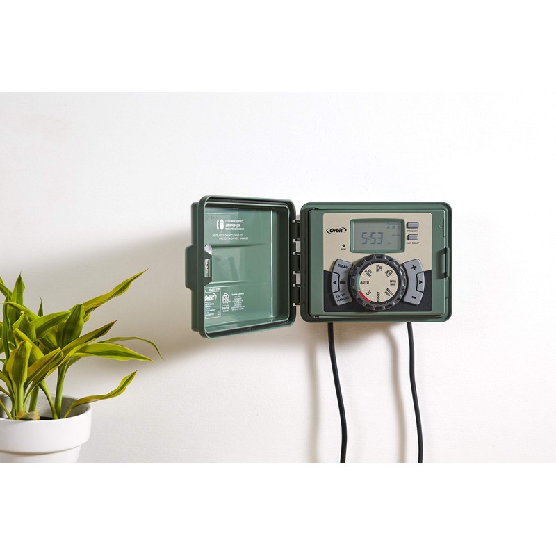 Orbit 57899 9-Station Outdoor Swing Panel Sprinkler System Timer
