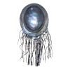 24 Sombrero Bombin Peluca Metalica Color Fiesta Glow Color