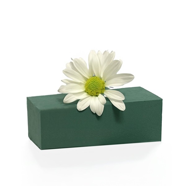 Caliko 1X Floral Foam Wet Brick for Artificial & Fresh flower sponge block for Weddings and Funeral Arrangement - Best for Indoor and Outdoor Arrangements.