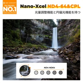 K&F Concept 40.5mm Variable ND Filter, ND4-64 & CPL Filter, 2-in-1, Multi-functional Filter, 28 Layer Nano-Coating, Waterproof, Oleophobic, Scratch Prevention, Polarizing Filter