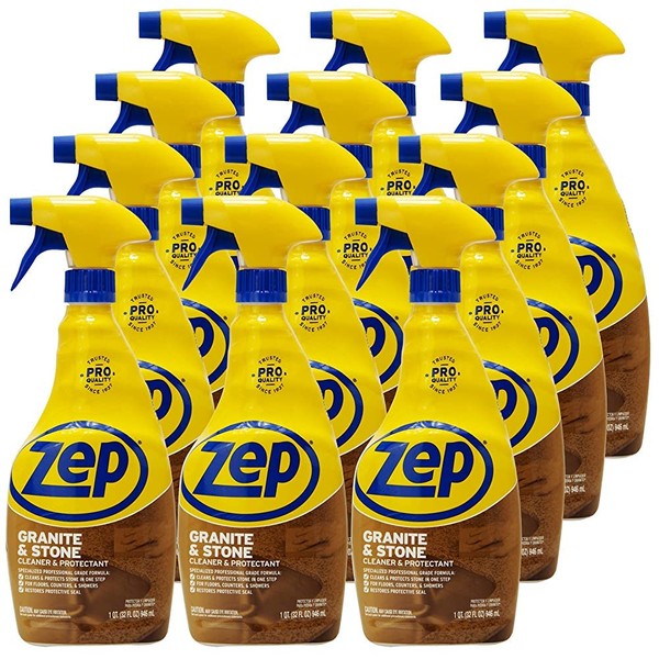 Zep Granite and Stone Cleaner and Protectant 32 ounce ZUCSPP32 (Case of 12)