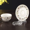 Zmmyr 8 Packs Acrylic Display Stands Tea Cup Saucer European